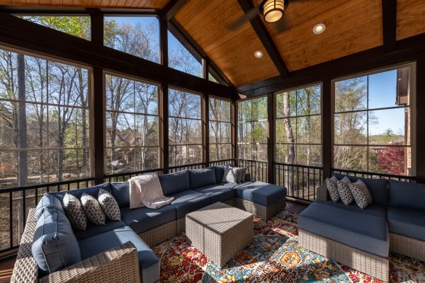 Porch Enclosure Installation in Davidson